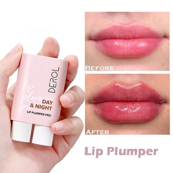 2pcs/set Day Night, Lips Enhancer Serum Plumper, Gloss Moisturizing Nourishing Sexy Plump Lip