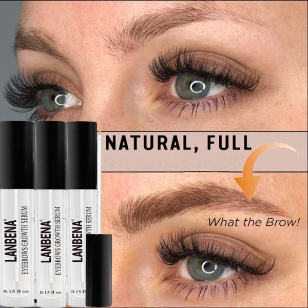 Thick eyebrow eyelash growth, 100% natural eyebrows, nourish the eyebrows