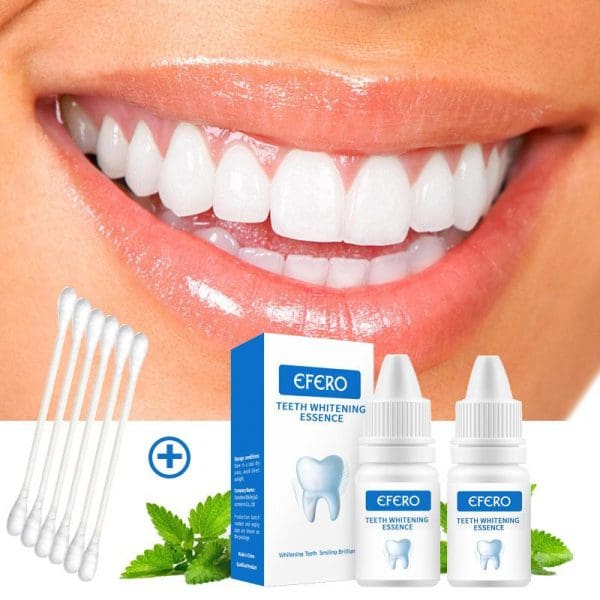 EFERO Teeth Whitening, Essence Powder, Clean Oral Hygiene Whiten Teeth, Remove Plaque Stains