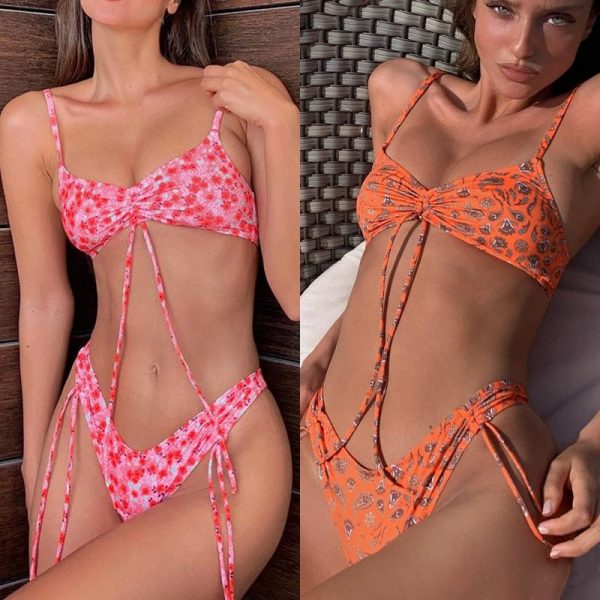 Bikinis Micro Thong, Adjustable Swimsuti, Sexy Swimwear Women Summer Bikini Set