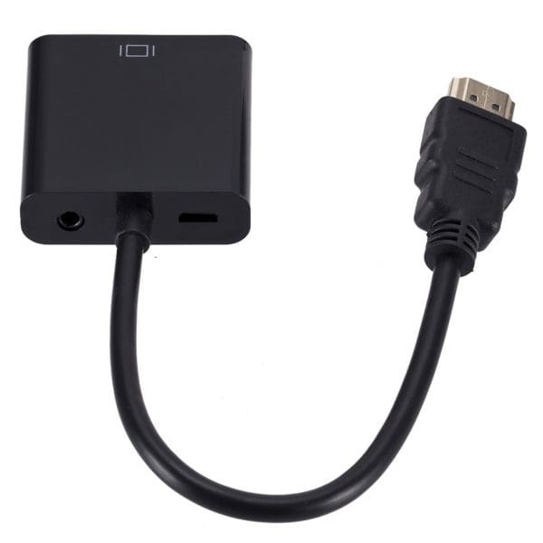 מתאם חיבור HDMI ל VGA. נועד לחיבור מושלם בין המחשב נייד לצג חיצוני