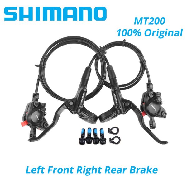 מערכת ברקסים דיסק מקורית של שימנו לאופניים. Shimano MT200 MT201 M315 MTB