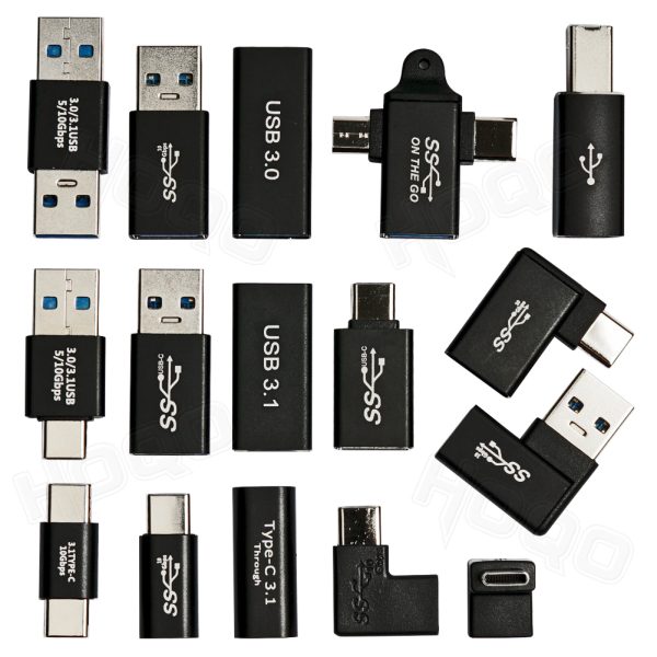 מגוון מתאמי USB. טייפ סי ועוד...