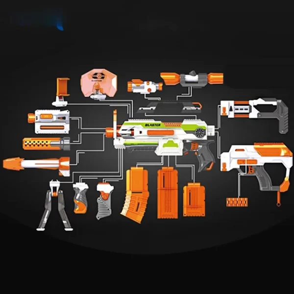 תחליפים ושידרוגים לרובה נרף מסדרה: Nerf N-strike Elite Series