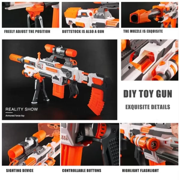 תחליפים ושידרוגים לרובה נרף מסדרה: Nerf N-strike Elite Series