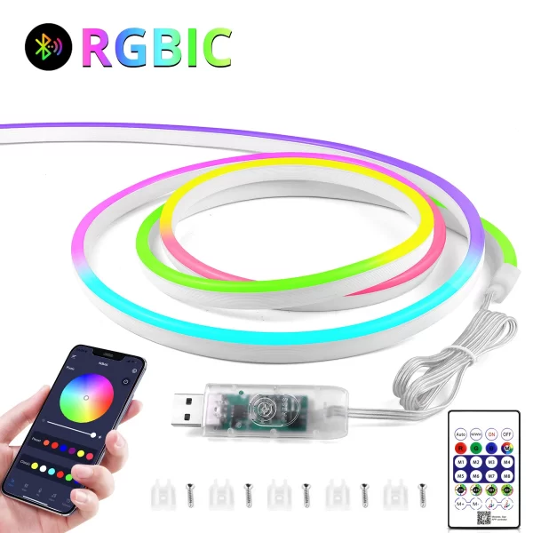 רצועת לד עם חיבור יו.אס.בי. USB LED Strip Light .1M-5M